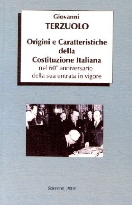 Immagine della copertina del libro Origini e Caratteristiche della Costituzione Italiana