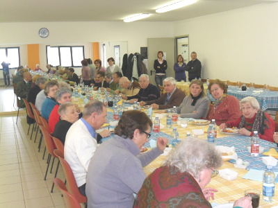 Foto della cena alla frazione Brollo