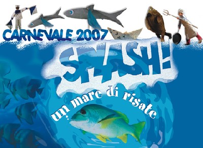 Logo del Carnevale 2007 dal titolo sopra e sotto il mare
