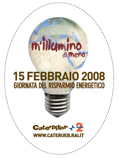 Logo dell'iniziativa M'illumino di meno 2008