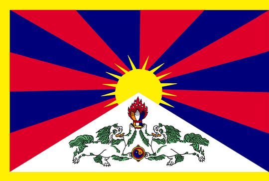Immagine della bandiera del Tibet