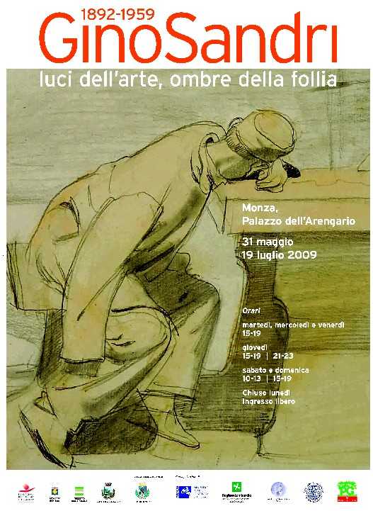 Immagine del manifesto della mostra di Gino Sandri