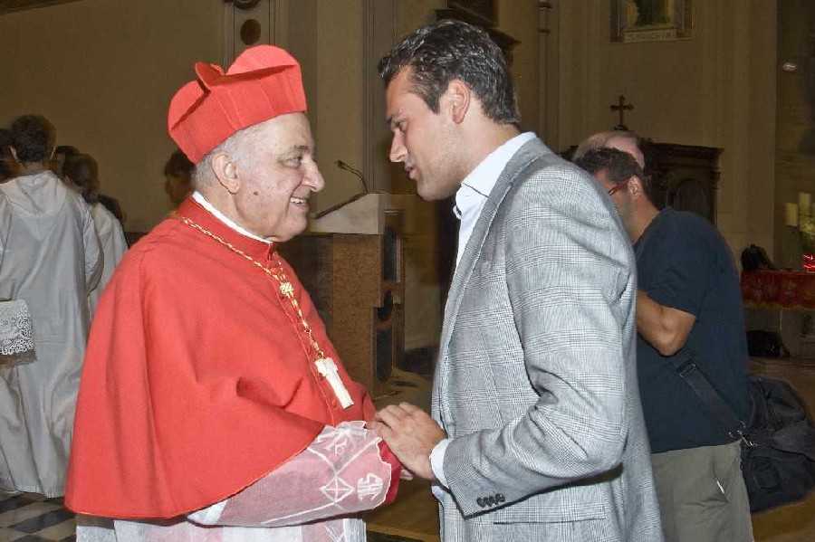 Foto della visita del Cardinale Tettamanzi