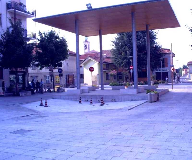 Foto della fontana di Piazza Diaz