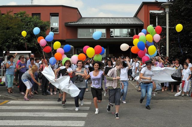 Foto della festa delle scuole medie