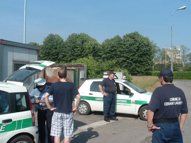 Immagine della Polizia Locale e di volontari del GST